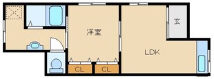 猪名寺1丁目貸家（30-14）の物件間取画像